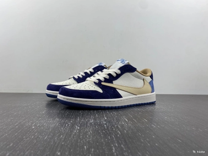 Rep TBK 1 TRAVIS JORDAN AIR DM7866-808 CUSTOM SCOTT X 0803